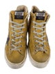 Golden Goose Suede Distressed Accents Sneakers