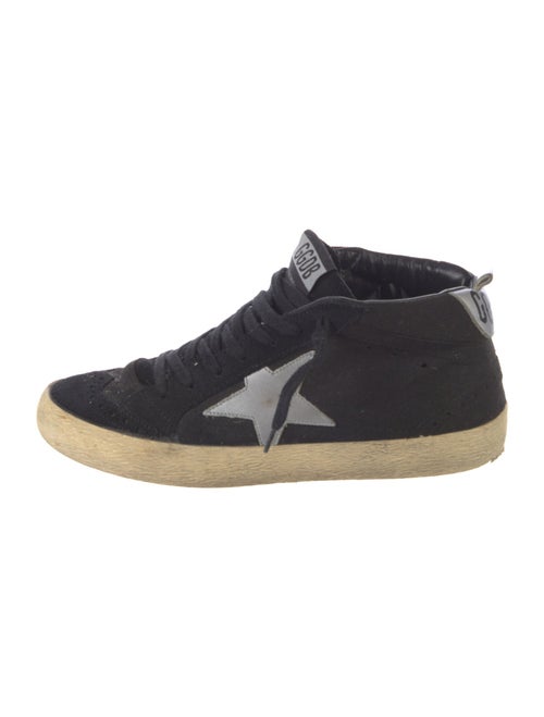 Golden Goose Suede Distressed Accents Sneakers