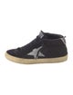 Golden Goose Suede Distressed Accents Sneakers