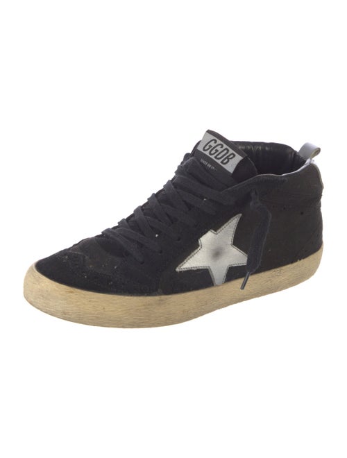 Golden Goose Suede Distressed Accents Sneakers