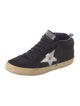 Golden Goose Suede Distressed Accents Sneakers