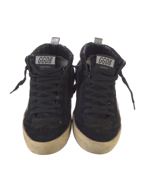 Golden Goose Suede Distressed Accents Sneakers