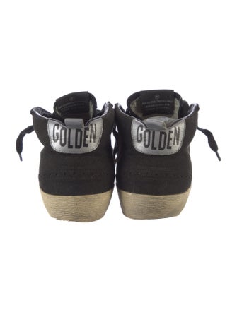 Golden Goose Suede Distressed Accents Sneakers