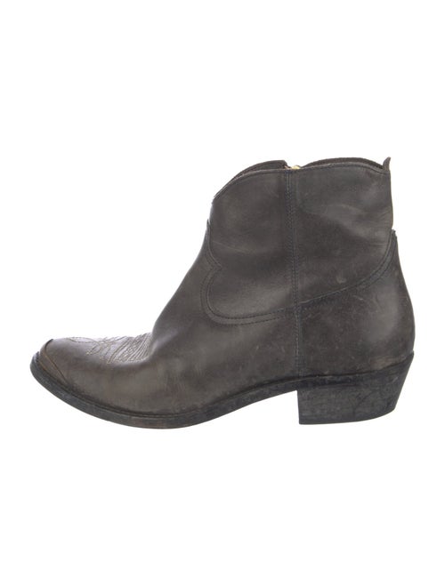 Golden Goose Leather Western Boots