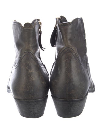 Golden Goose Leather Western Boots