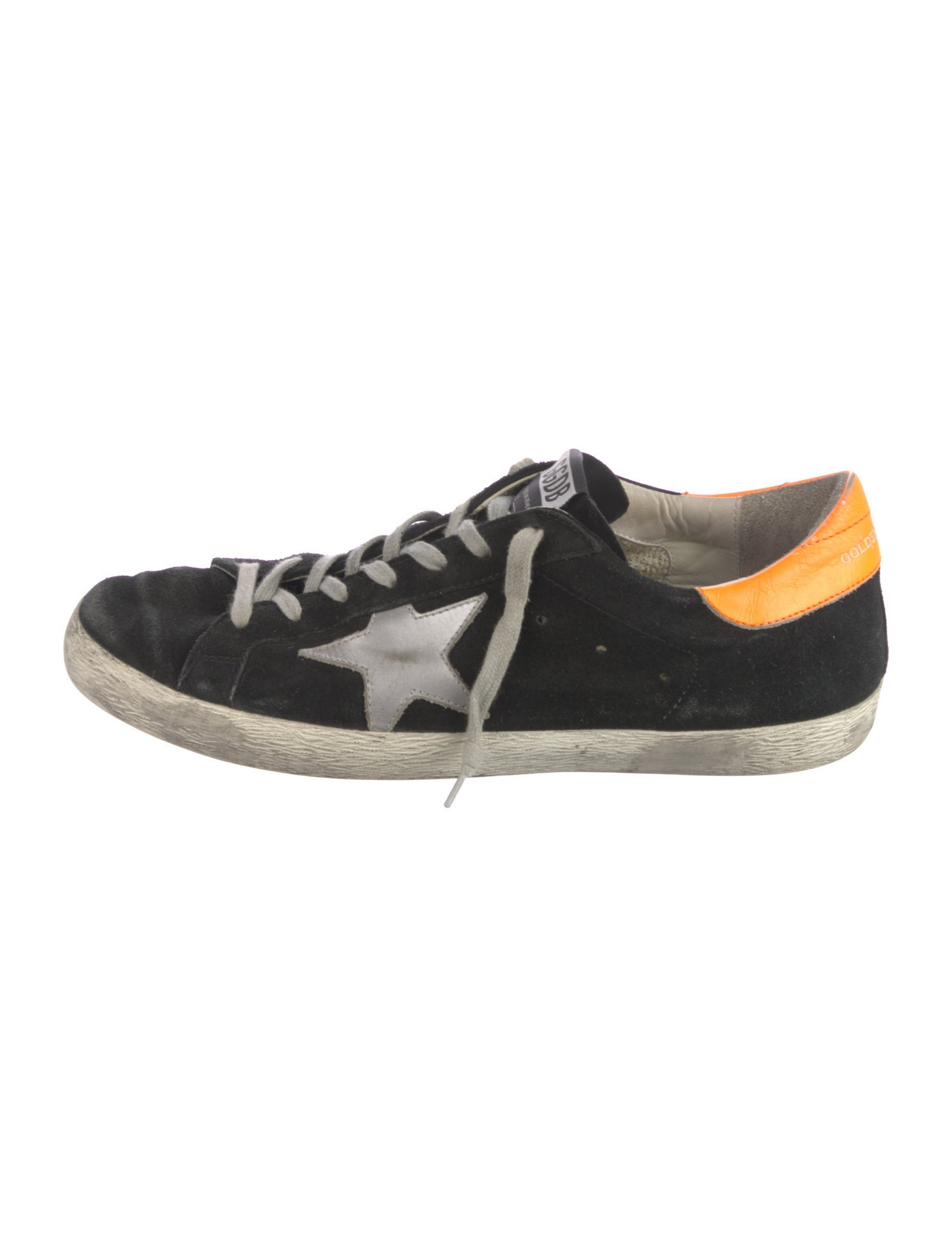 Golden Goose Suede Distressed Accents Sneakers
