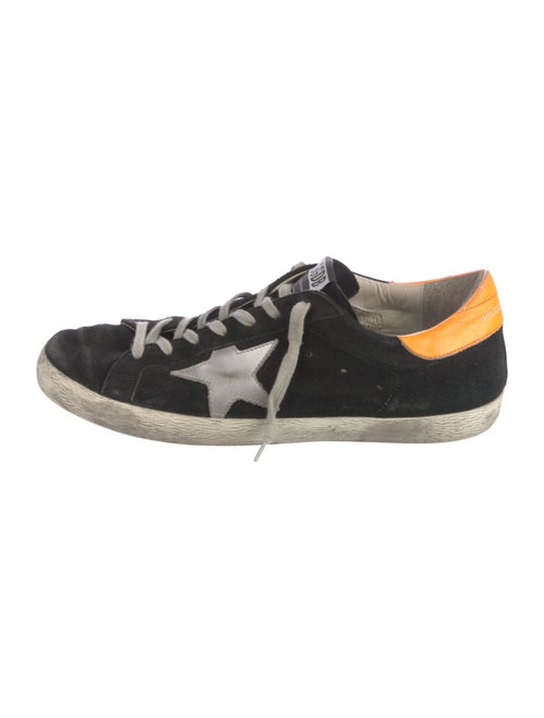 Golden Goose Suede Distressed Accents Sneakers