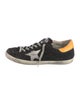 Golden Goose Suede Distressed Accents Sneakers
