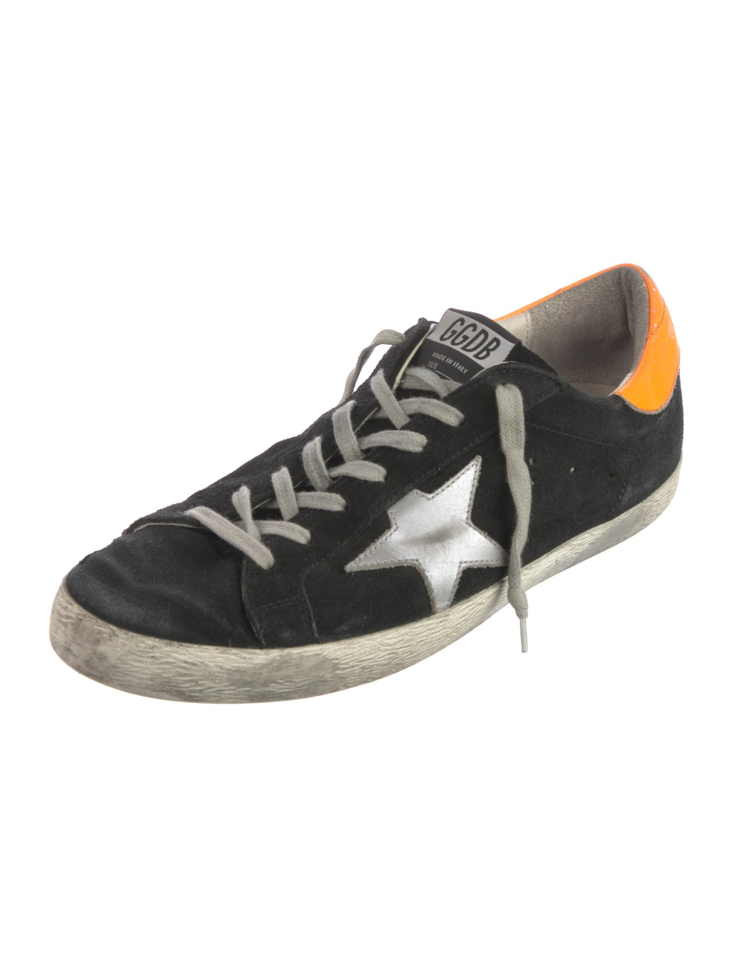 Golden Goose Suede Distressed Accents Sneakers