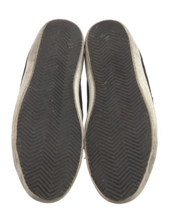 Golden Goose Suede Distressed Accents Sneakers