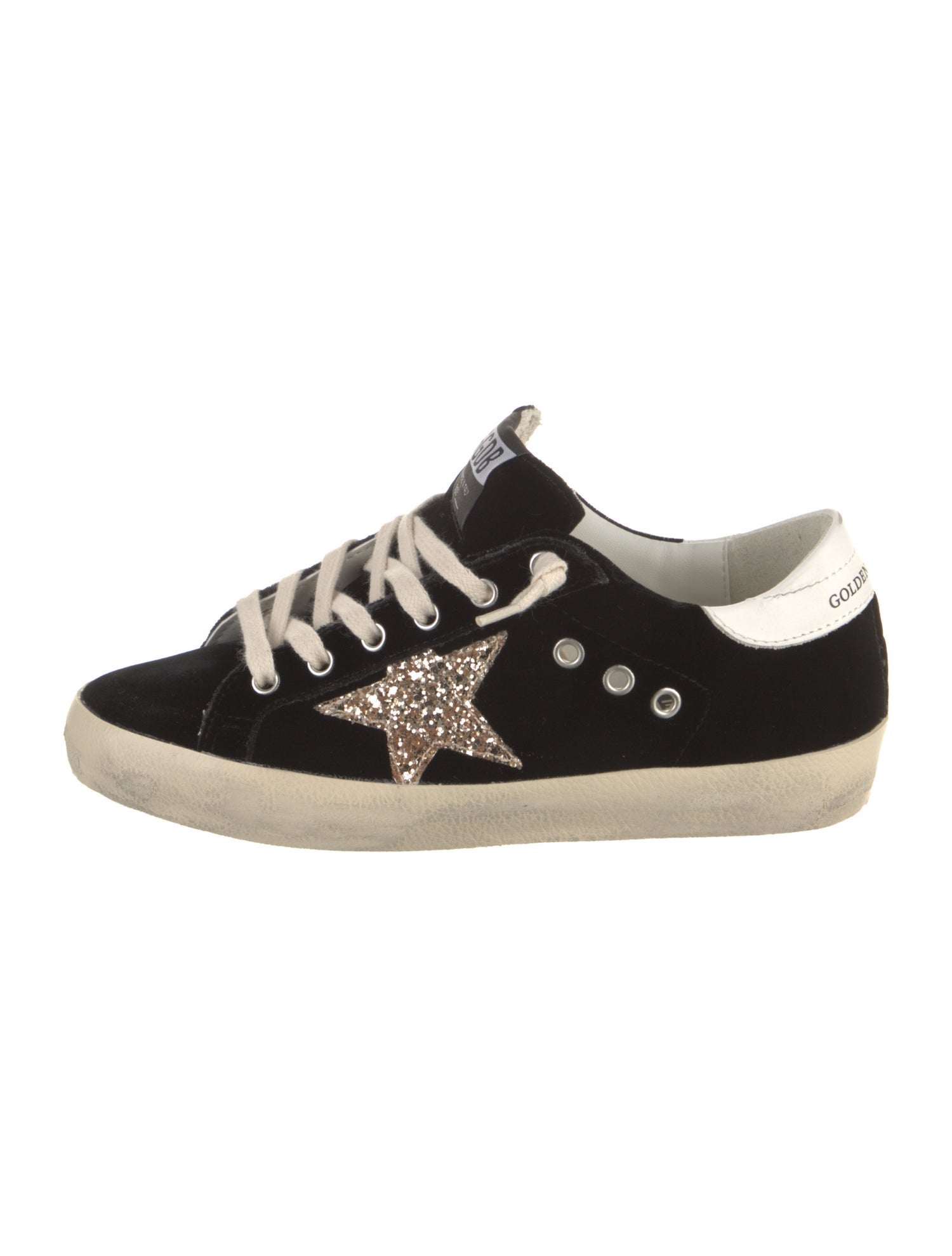 Golden Goose Velvet Distressed Accents Sneakers w/ Tags