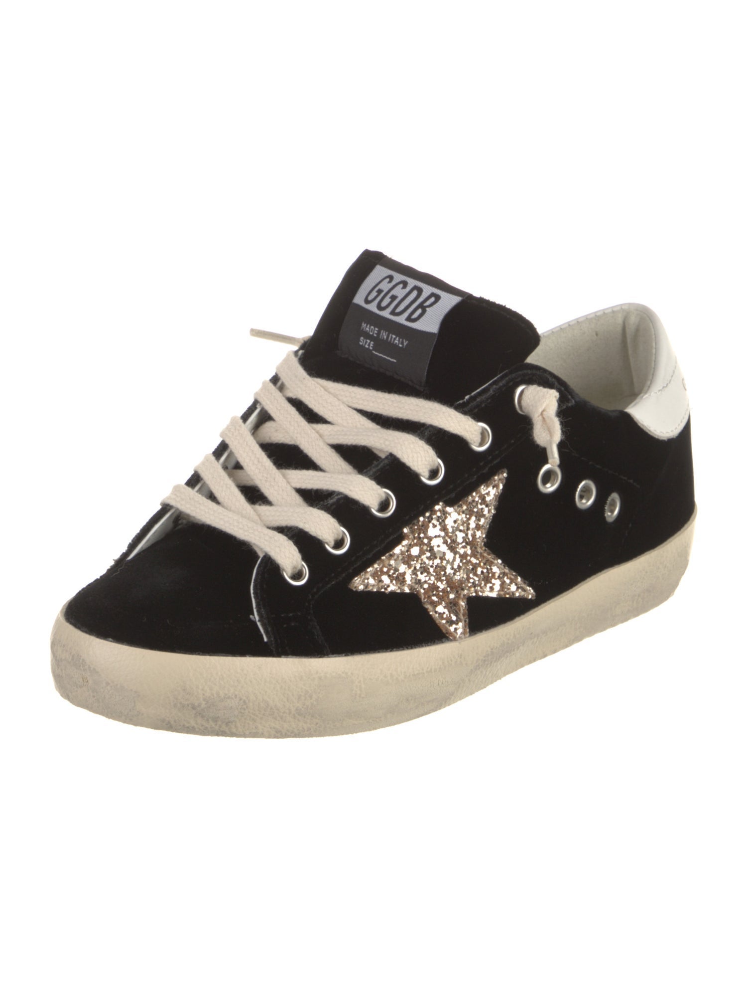 Golden Goose Velvet Distressed Accents Sneakers w/ Tags