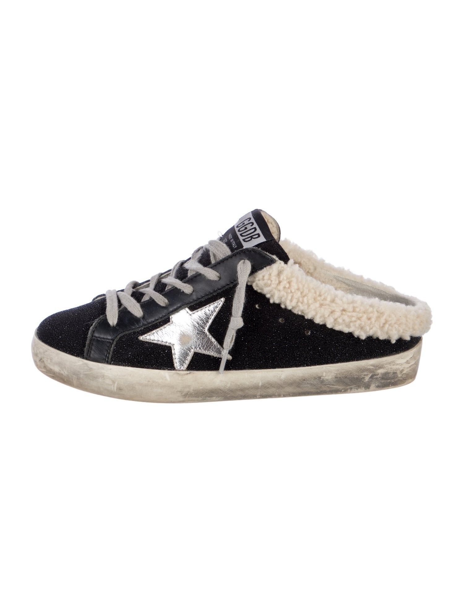 Golden Goose Glitter Printed Sneakers