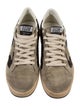 Golden Goose Suede Colorblock Pattern Sneakers