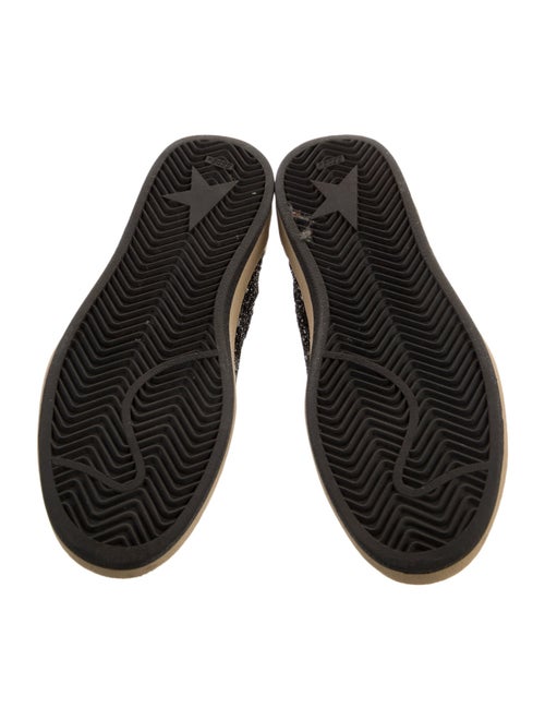 Golden Goose Suede Colorblock Pattern Sneakers