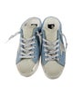 Golden Goose Denim Colorblock Pattern Sneakers