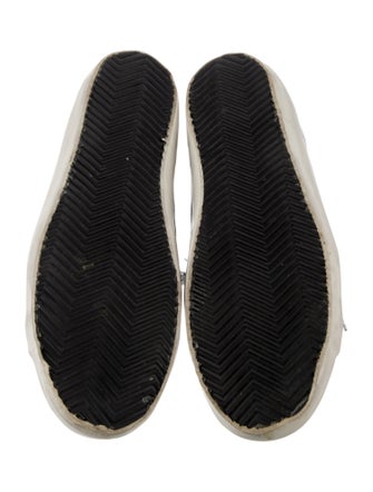 Golden Goose Denim Colorblock Pattern Sneakers