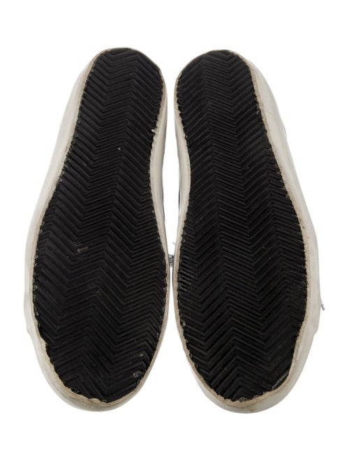 Golden Goose Denim Colorblock Pattern Sneakers