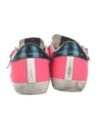 Golden Goose Colorblock Pattern Distressed Accents Sneakers