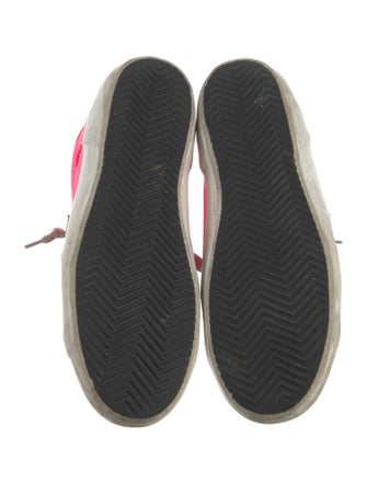 Golden Goose Colorblock Pattern Distressed Accents Sneakers