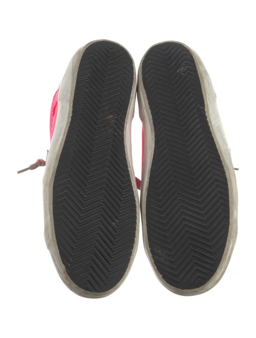 Golden Goose Colorblock Pattern Distressed Accents Sneakers