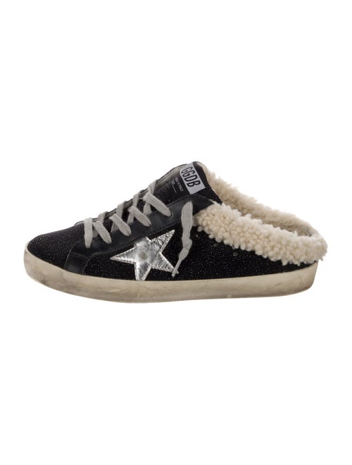 Golden Goose Glitter Distressed Accents Sneakers