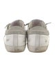 Golden Goose Leather Animal Print Sneakers
