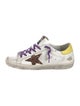 Golden Goose Leather Distressed Accents Sneakers