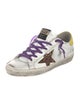 Golden Goose Leather Distressed Accents Sneakers