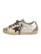 Golden Goose Leather Colorblock Pattern Sneakers