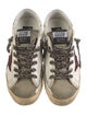 Golden Goose Leather Colorblock Pattern Sneakers