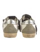 Golden Goose Leather Colorblock Pattern Sneakers