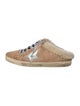 Golden Goose Suede Fur Trim Sneakers