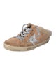 Golden Goose Suede Fur Trim Sneakers