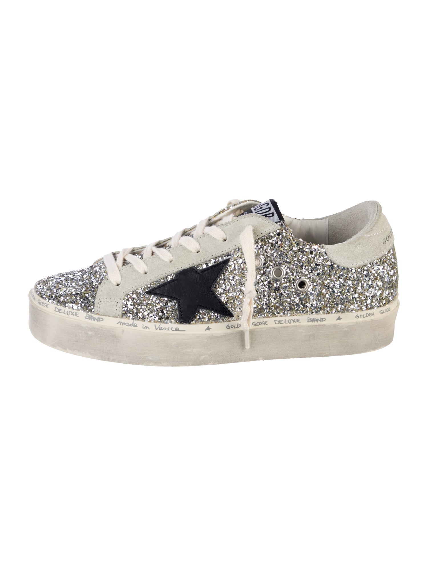 Golden Goose Glitter Glitter Accents Sneakers
