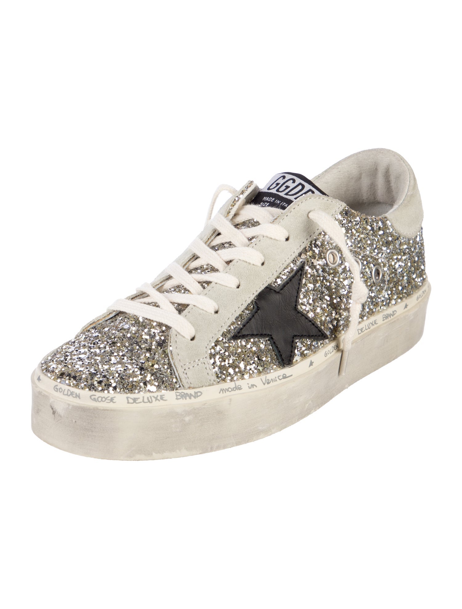 Golden Goose Glitter Glitter Accents Sneakers