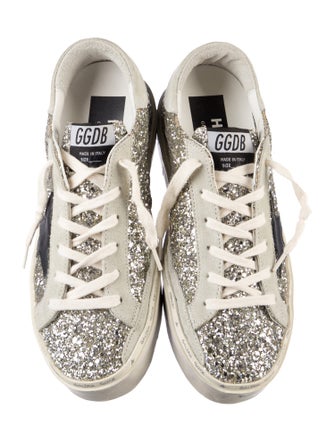 Golden Goose Glitter Glitter Accents Sneakers