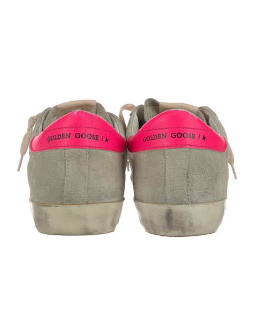 Golden Goose Leather Printed Sneakers