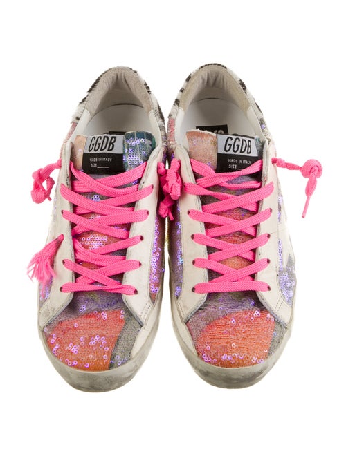 Golden Goose Sequins Printed Sneakers