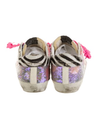 Golden Goose Sequins Printed Sneakers