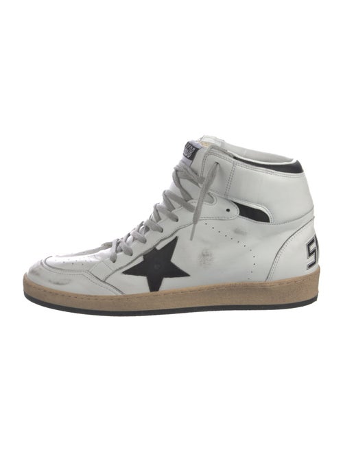 Golden Goose Leather Distressed Accents Sneakers