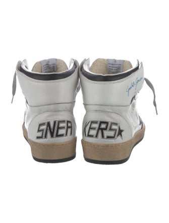 Golden Goose Leather Distressed Accents Sneakers