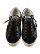 Golden Goose Leather Glitter Accents Sneakers