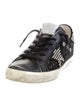 Golden Goose Faux Pearl Accents Leather Sneakers