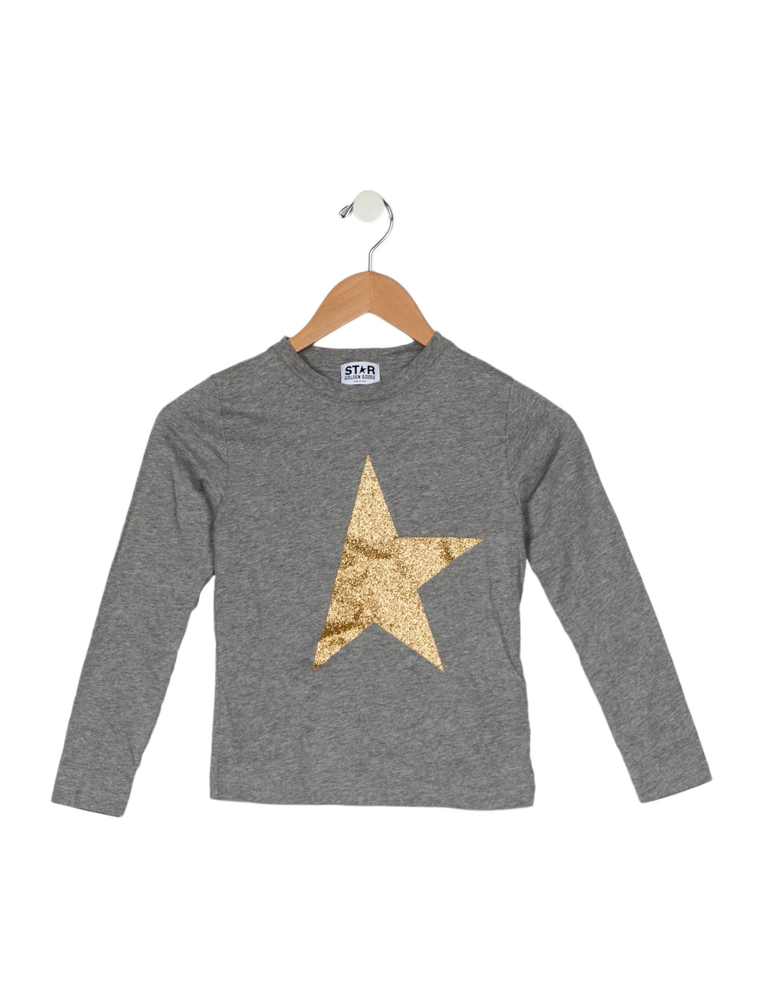 Golden Goose Girls' Graphic Long Sleeve T-Shirt