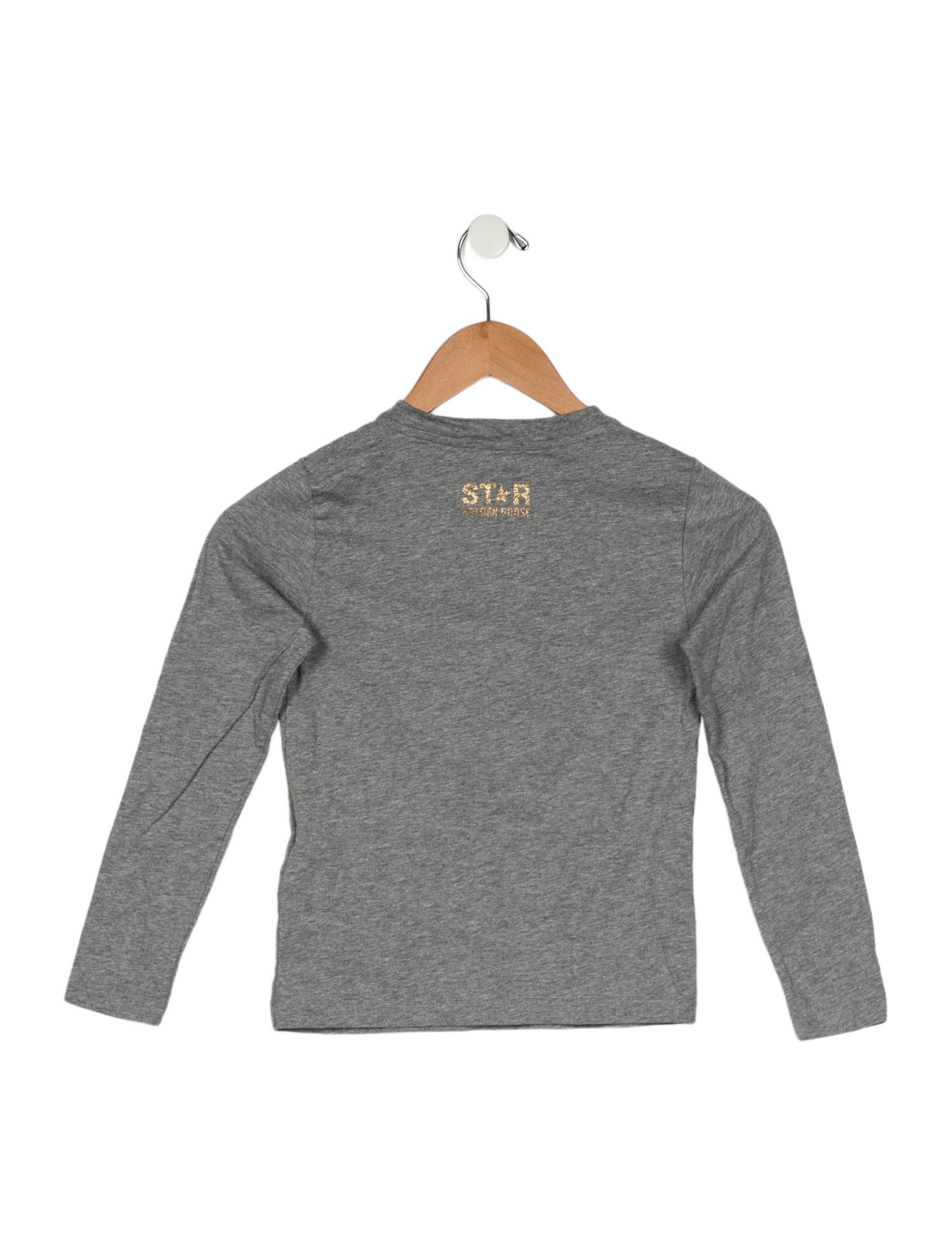 Golden Goose Girls' Graphic Long Sleeve T-Shirt