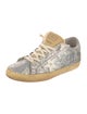 Golden Goose Glitter Distressed Accents Sneakers