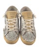 Golden Goose Glitter Distressed Accents Sneakers