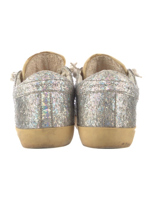 Golden Goose Glitter Distressed Accents Sneakers