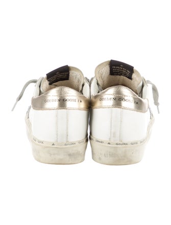 Golden Goose Leather Distressed Accents Sneakers